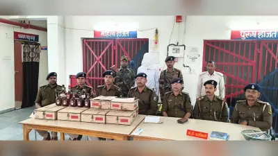 सूर्यपुरा पुलिस ने छापेमारी कर भारी मात्रा में शराब के साथ धंधेबाज को किया गिरफ्तार