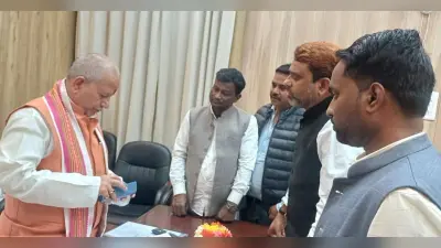 कृषि भूमि बचाओ संघर्ष समिति ने उपमुख्यमंत्री को दिया ज्ञापन