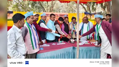 स्थापना दिवस के कार्यक्रम में लोगों ने ग्रहण की राष्ट्रीय लोक मोर्चा की सदस्यता