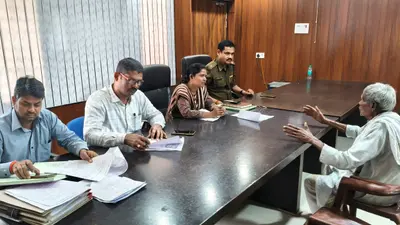 जनता दरबार में दो मामलों का निष्पादन