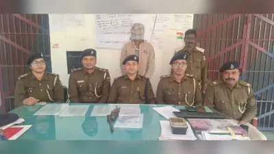 पिस्टल, कट्टा व गोली के साथ युवक गिरफ्तार