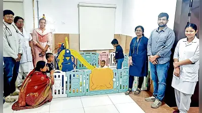 बर्नपुर अस्पताल के शिशु वार्ड में नयी पहल