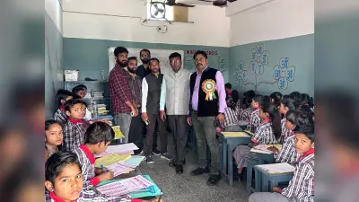 दस हजार से अधिक बच्चों ने परीक्षा में लिया भाग