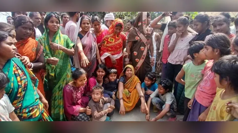 ….छह बच्चों के सिर से उठा पिता का साया