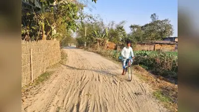 पक्की सड़क गांजाबाड़ी के लोगों के लिए बना सपना, प्रशासन उदासीन