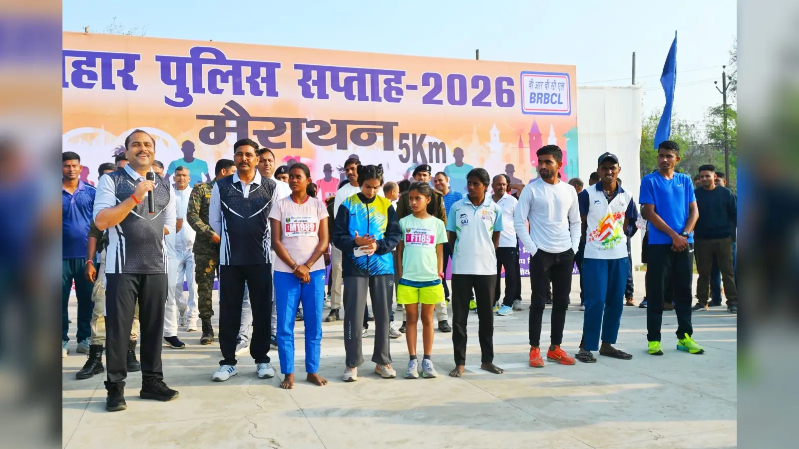 पांच किलोमीटर मैराथन ने बढ़ाई फिटनेस और सामाजिक जागरूकता