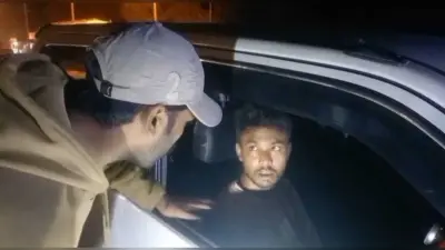 चेकपोस्ट पर कार से 68 लीटर शराब बरामद, तस्कर गिरफ्तार