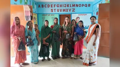 आंगनबाड़ी केंद्रों पर टीएचआर का वितरण, लाभुकों के खिले चेहरे