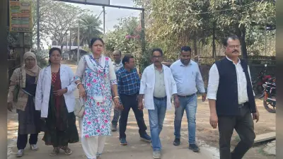 कायाकल्प की टीम ने कटोरिया रेफरल अस्पताल का किया निरीक्षण