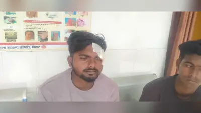 सड़क दुर्घटना में बाइक सवार दो लोग जख्मी