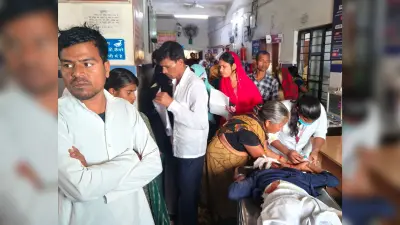 अनुग्रह कन्या मध्य विद्यालय की छत से गिरी दो छात्राएं, रेफर