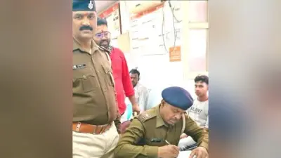 बैंक में सीसीटीवी व लॉकर की गहन जांच