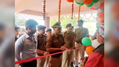 देवजरा का नवनिर्मित मॉडल थाना भवन औरंगाबाद पुलिस को सुपुर्द