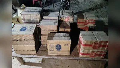 नहर किनारे मक्के के खेत से 173 लीटर विदेशी शराब बरामद