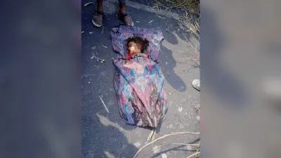 वाहन से कुचलकर बच्ची की मौत