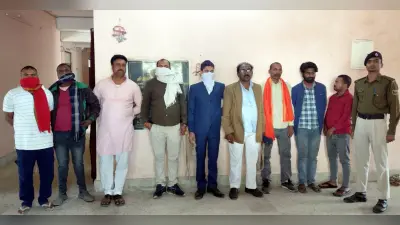शराब के साथ दो तस्कर व सात शराबी गिरफ्तार