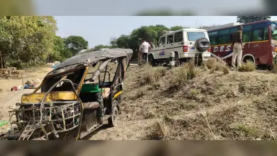 बेटी की शादी के लिए छेका करने जा रहे पिता की मौत, जीजा सहित आधा दर्जन लोग जख्मी