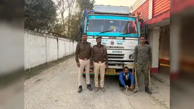 Bhagalpur news 74 लाख की शराब जब्त, ट्रक चालक गिरफ्तार