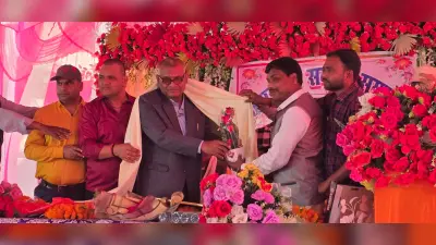 बीइओ के सेवानिवृत्ति पर दी गयी विदाई