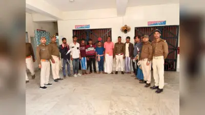 सालमारी पुलिस ने 10 शराबियों को किया गिरफ्तार