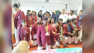 इंटर हाउस क्विज़ प्रतियोगिता में येलो हाउस ने मारी बाजी