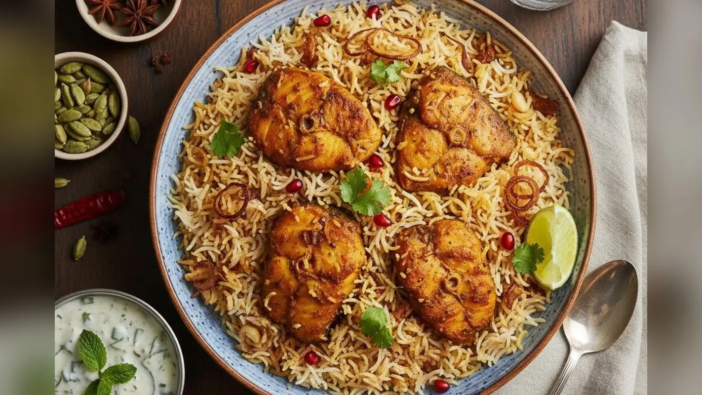 देखते ही मुंह में आ जाएगा पानी, जब ऐसे बनाएंगे फिश बिरयानी