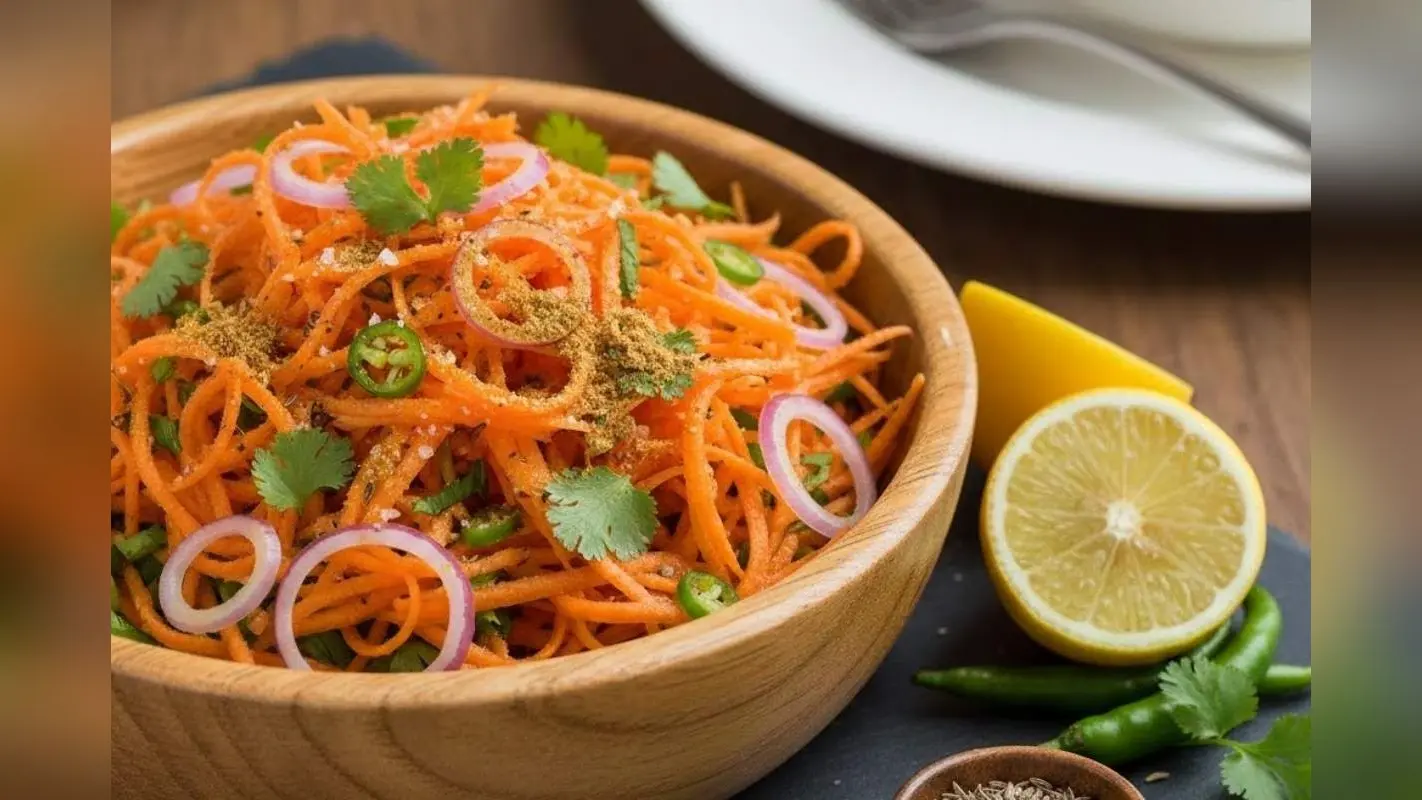 घर पर आसान विधि से बनाएं गाजर का टेस्टी सलाद