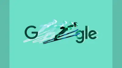 हर दिन नया खेल, नया जोश, आज के Google Doodle में दिखा स्की जंपिंग का जुनून