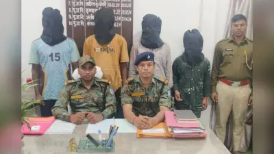 गुमला में 3 नशे के सौदागर गिरफ्तार, अल्टो कार से बड़ी मात्रा में नशीली दवाएं और सिरप बरामद