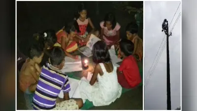 गर्मी शुरू होते ही खरसावां के दो दर्जन गांवों में जल उठी ढिबरी, 18 घंटे बिजली गुल