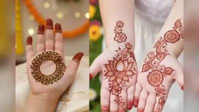 मौसी या बुआ की शादी में बच्चों को लगाएं ये आसान मेहंदी डिजाइन