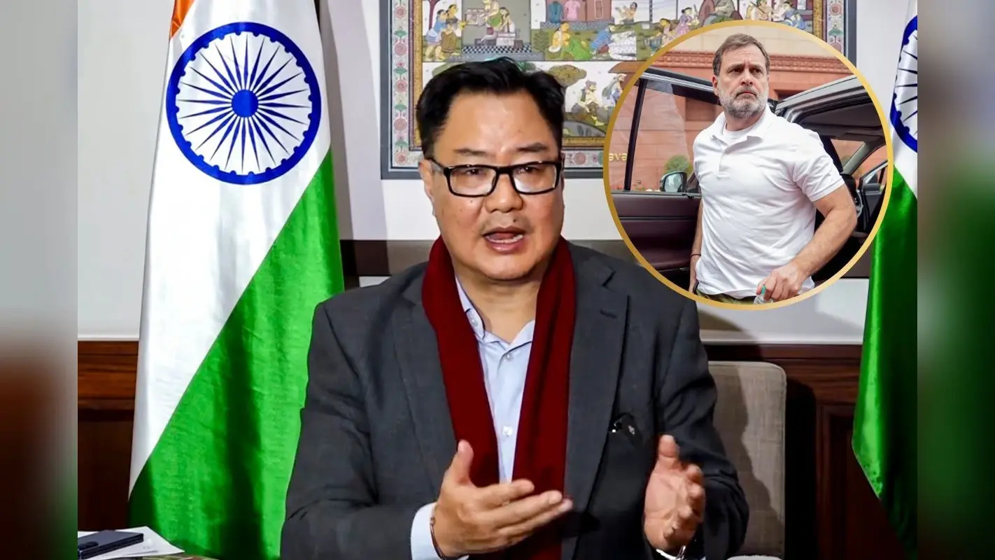 ‘एक इंच सरेंडर नहीं कर सकता भारत’, राहुल गांधी के बयान पर भड़के रिजिजू, कहा- माफी मांगे कांग्रेस