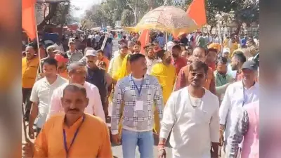 Koderma: महाशिवरात्रि पर 50000 से अधिक भक्तों ने किया जलाभिषेक, शिव बारात में उमड़े श्रद्धालु