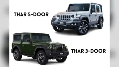 Mahindra Thar की 3-door और 5-door में कौन है ज्यादा पावरफुल? देखें फुल कंपैरिजन
