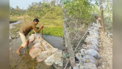 निकाय चुनाव से पहले पुलिस की कड़ी कार्रवाई, 2000 KG जावा 80 लीटर अवैध शराब किया नष्ट