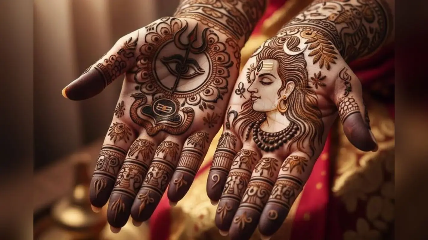महाशिवरात्रि पर लगाएं ये मेहंदी डिजाइन, रचने के बाद हाथ लगेगा खूबसूरत