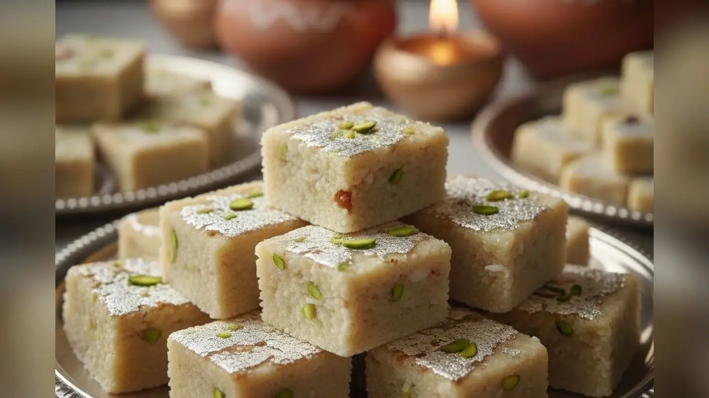 होली में घर पर बनाएं नारियल मावा बर्फी, मेहमानों को करें सर्व