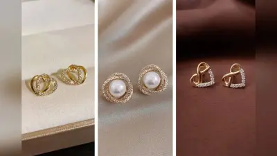 वैलेंटाइन लुक को दें परफेक्ट टच – पेयर करें ये लेटेस्ट ईयर स्टड्स डिजाइन