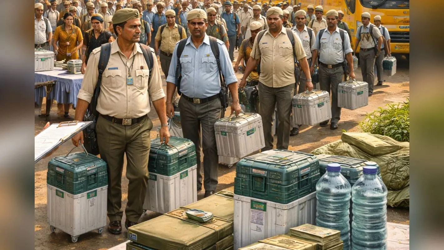 अलर्ट मोड में पलामू प्रशासन: 246 केंद्रों पर वोटिंग कल, मतदान केंद्र के अंदर मोबाइल ले जाने पर सख्त पाबंदी