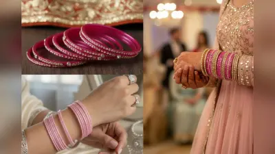 पिंक बैंगल्स के ये डिजाइन आपके लुक को देंगे खास