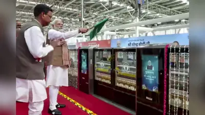पीएम मोदी ने मेरठ मेट्रो और नमो भारत ट्रेन को हरी झंडी दिखाई, 55 मिनट में दिल्ली से मेरठ पहुंचे