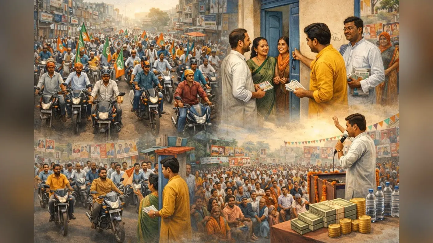 रांची नगर निगम चुनाव: थम गया शोर, अब ‘डोर-टू-डोर’! आखिरी दिन प्रत्याशियों ने फूंक दिये 5.5 करोड़ रुपये