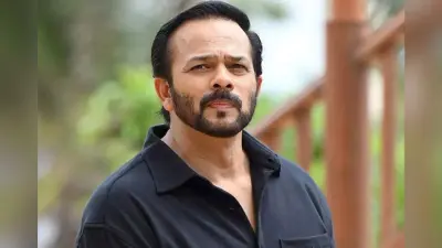 फायरिंग के बाद पहली बार दिखे रोहित शेट्टी, कड़ी सुरक्षा के बीच बेटे संग पहुंचे एयरपोर्ट
