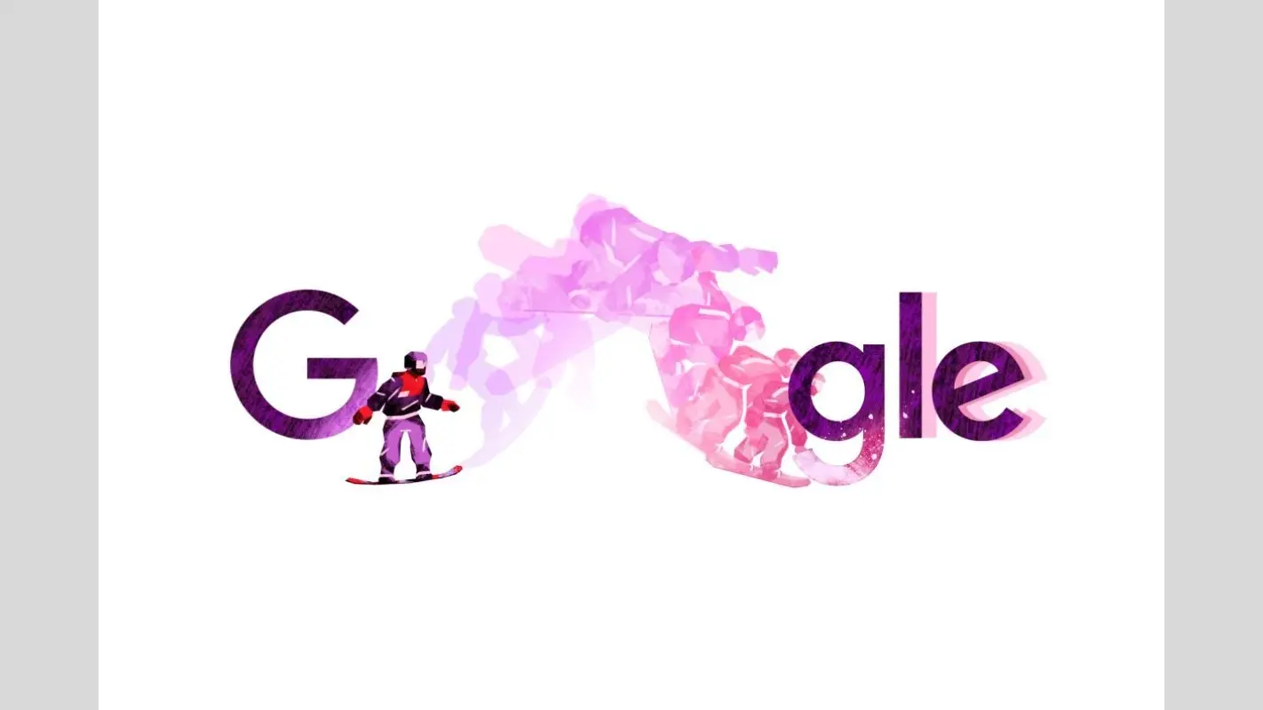 विंटर ओलंपिक पर गूगल का खास Doodle, क्रिएटिव तरीके से दिखा रहा Snowboarding गेम का कमाल