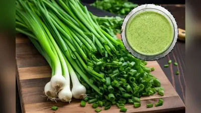 घर पर बनाएं स्प्रिंग अनियन की चटनी – स्वाद ऐसा कि हर निवाला हो जाए खास