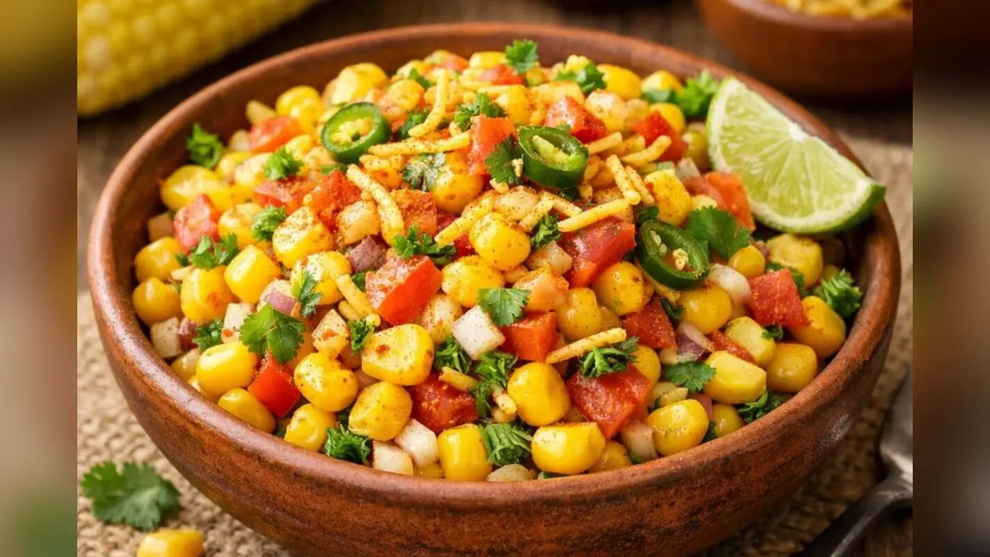 Sweet Corn Chaat: घर पर आसानी से बनाएं ये टेस्टी और चटपटा स्वीट कॉर्न चाट, स्वाद चखते ही चेहरे पर आ जाएगी मुस्कान