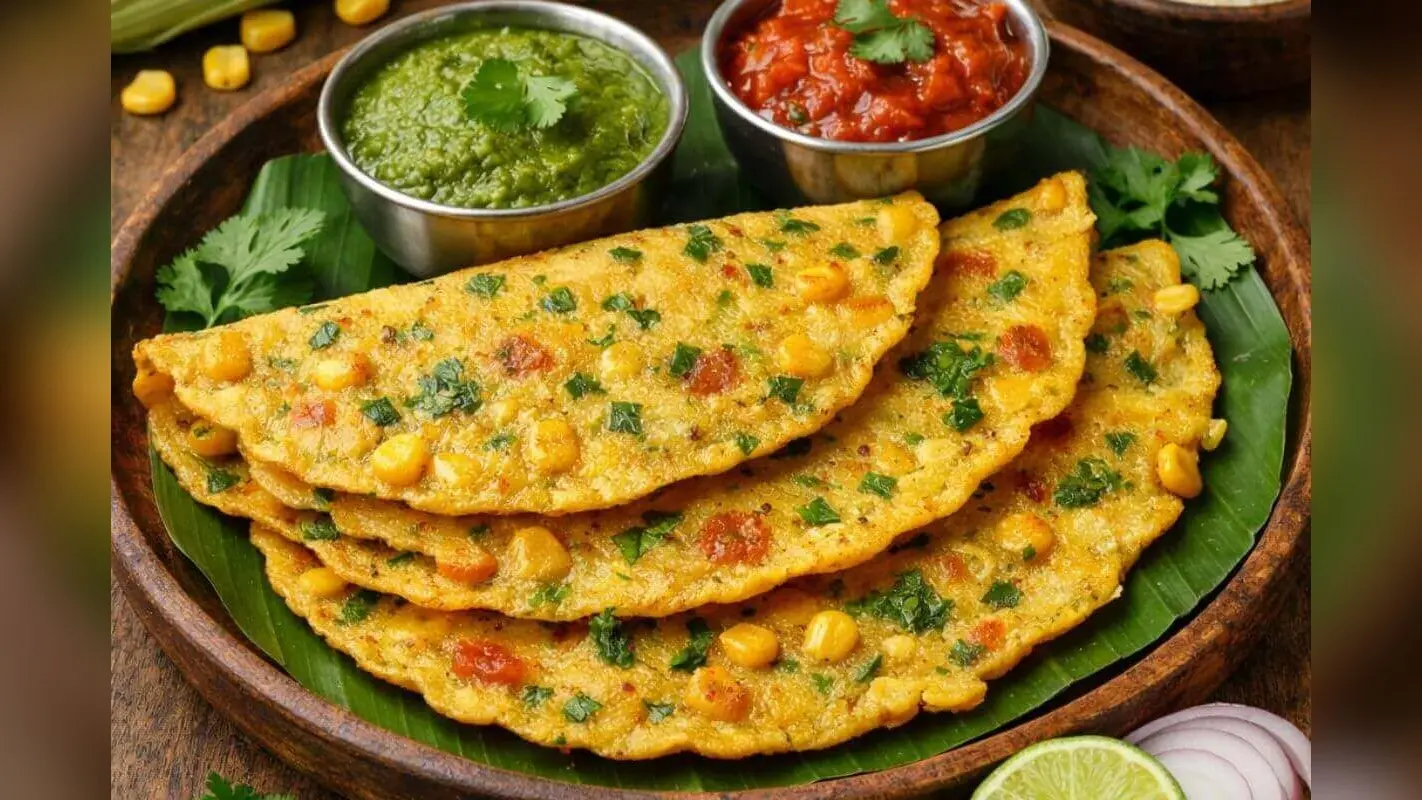 सुबह के नाश्ते में बनाएं स्वाद से भरपूर स्वीट कॉर्न सूजी चीला