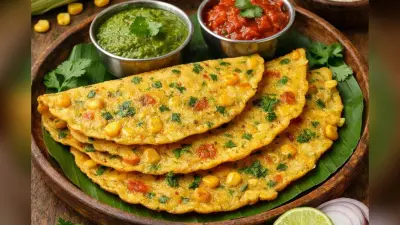 सुबह के नाश्ते में बनाएं स्वाद से भरपूर स्वीट कॉर्न सूजी चीला
