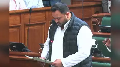 सदन में अपराध पर गरजे तेजस्वी यादव, बोले- थाना खामोश है, प्रशासन बेहोश है, सरकार मदहोश है