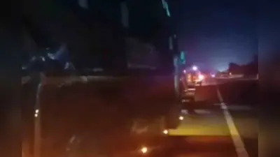 यमुना एक्सप्रेसवे पर बस से उतरे यात्रियों को टैंकर ने कुचला, छह की मौत